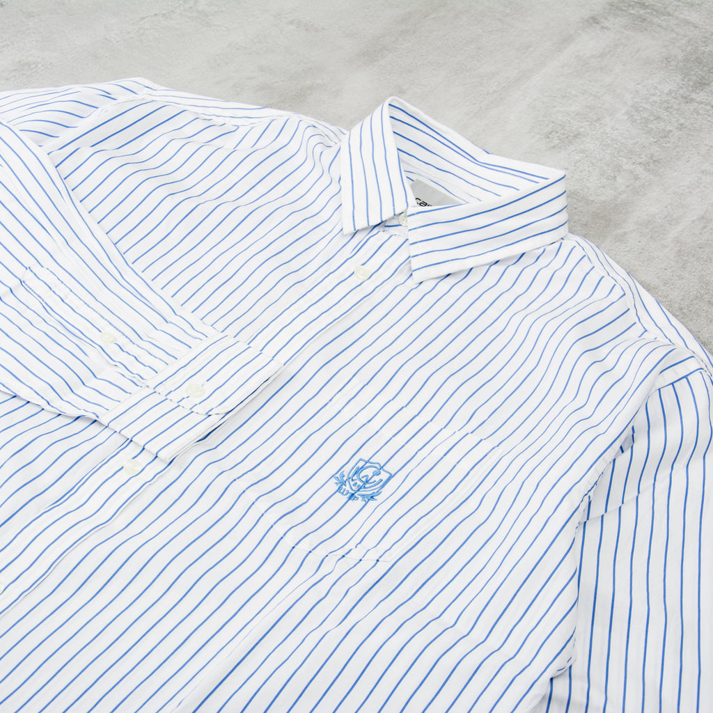 Carhartt WIP Linus Stripe Shirt - Bleach / White 2
