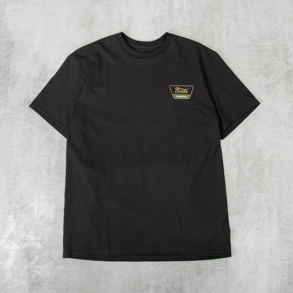 Brixton Linwood S/S Tee - Black / Pine 1