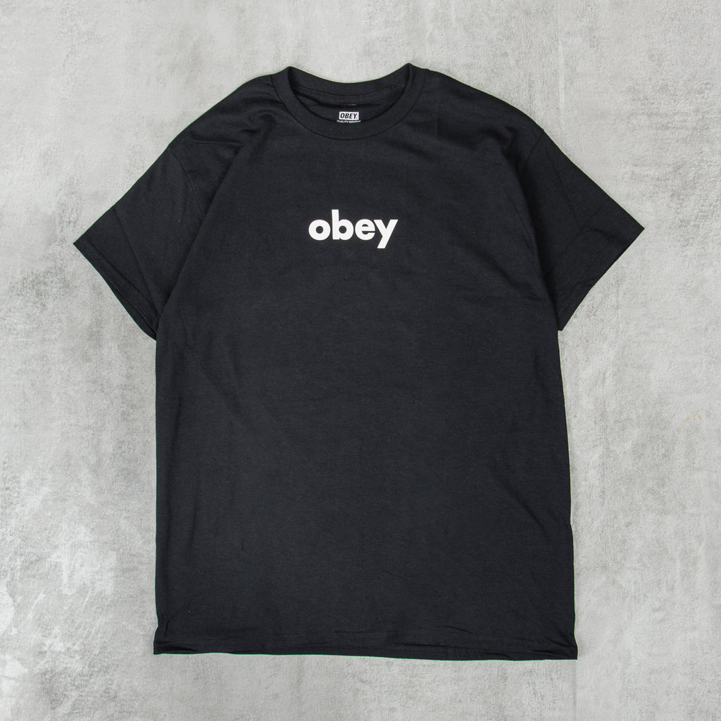 Obey Lower Case 2 Tee - Black 1