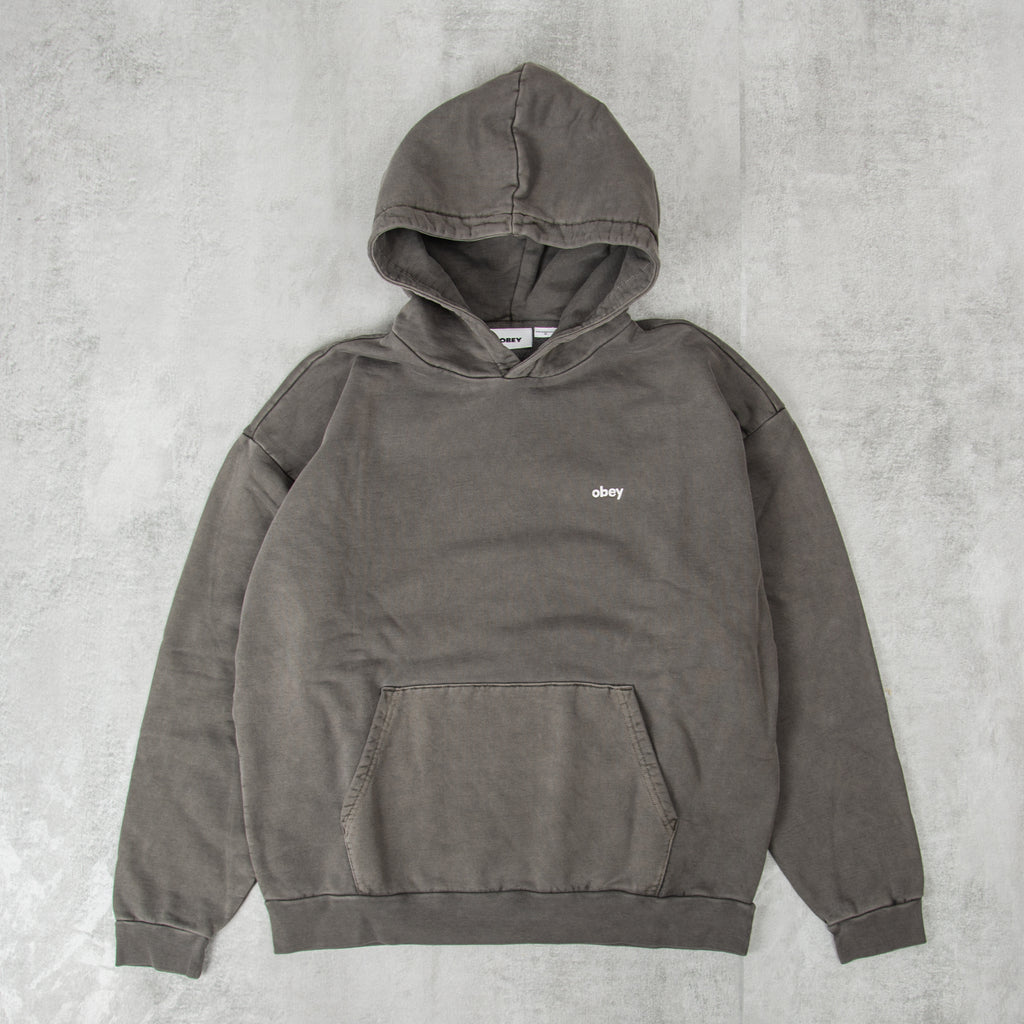 Obey Lowercase Hood - Pigment Digital Black 1
