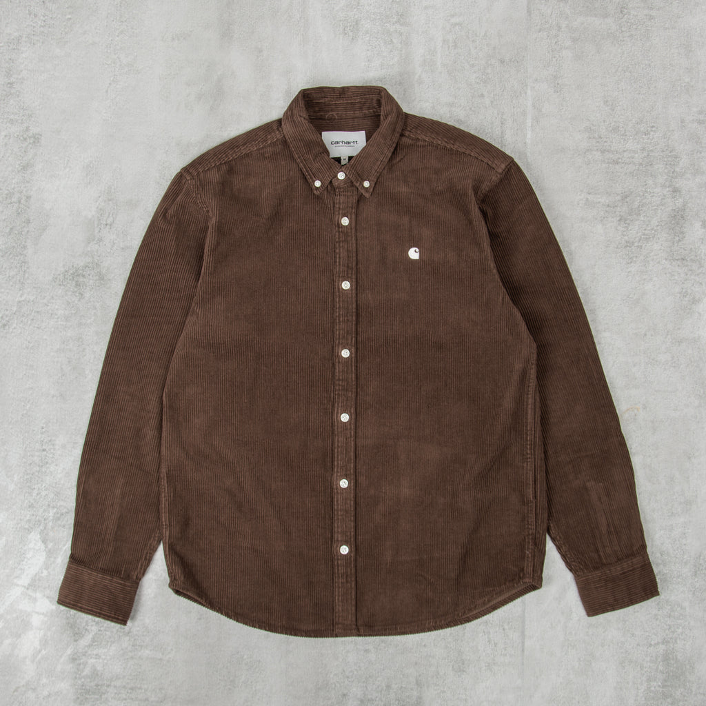 Carhartt WIP Madison Cord L/S Shirt - Buckeye / Wax 1