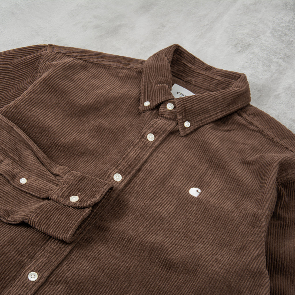 Carhartt WIP Madison Cord L/S Shirt - Buckeye / Wax 2