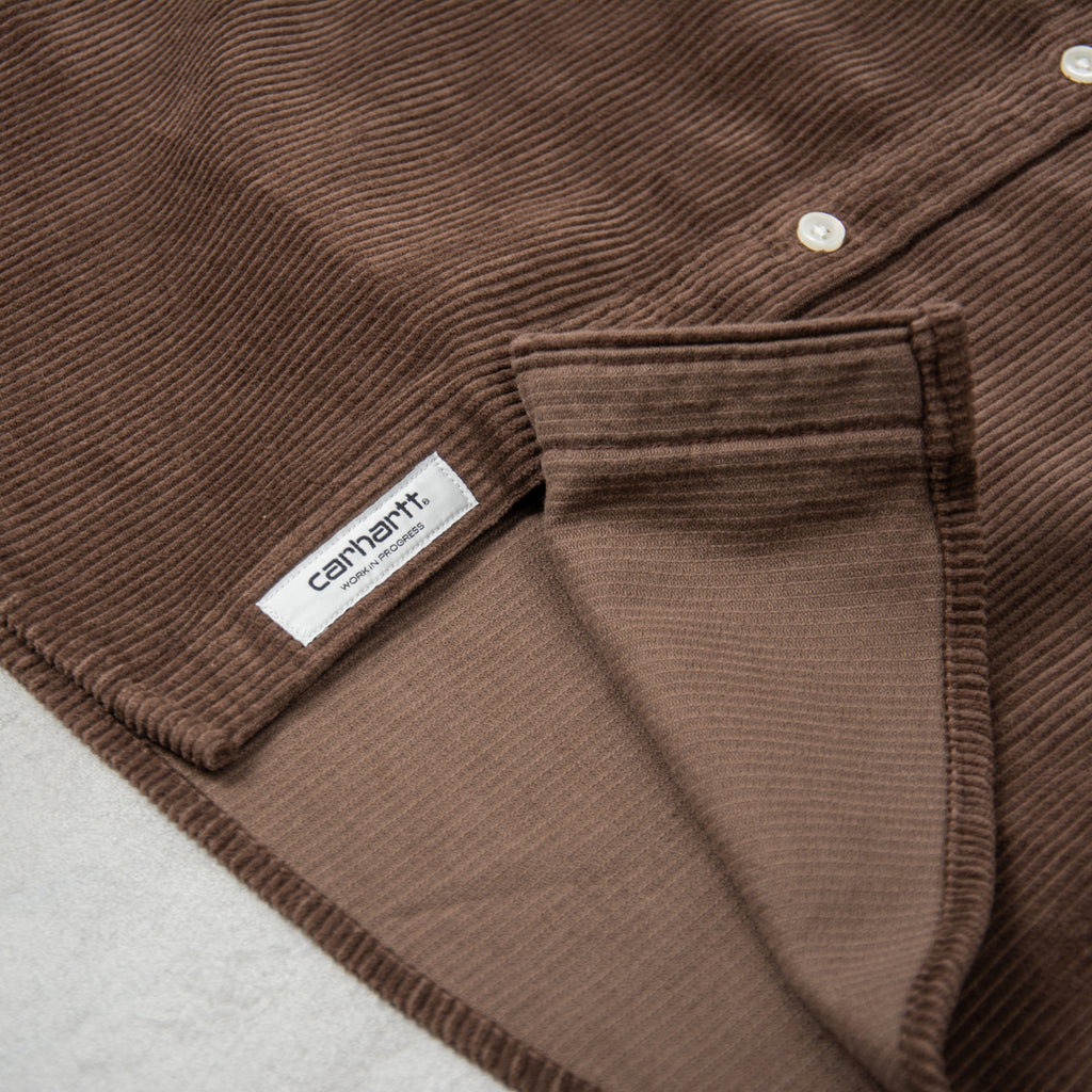 Carhartt WIP Madison Cord L/S Shirt - Buckeye / Wax 3