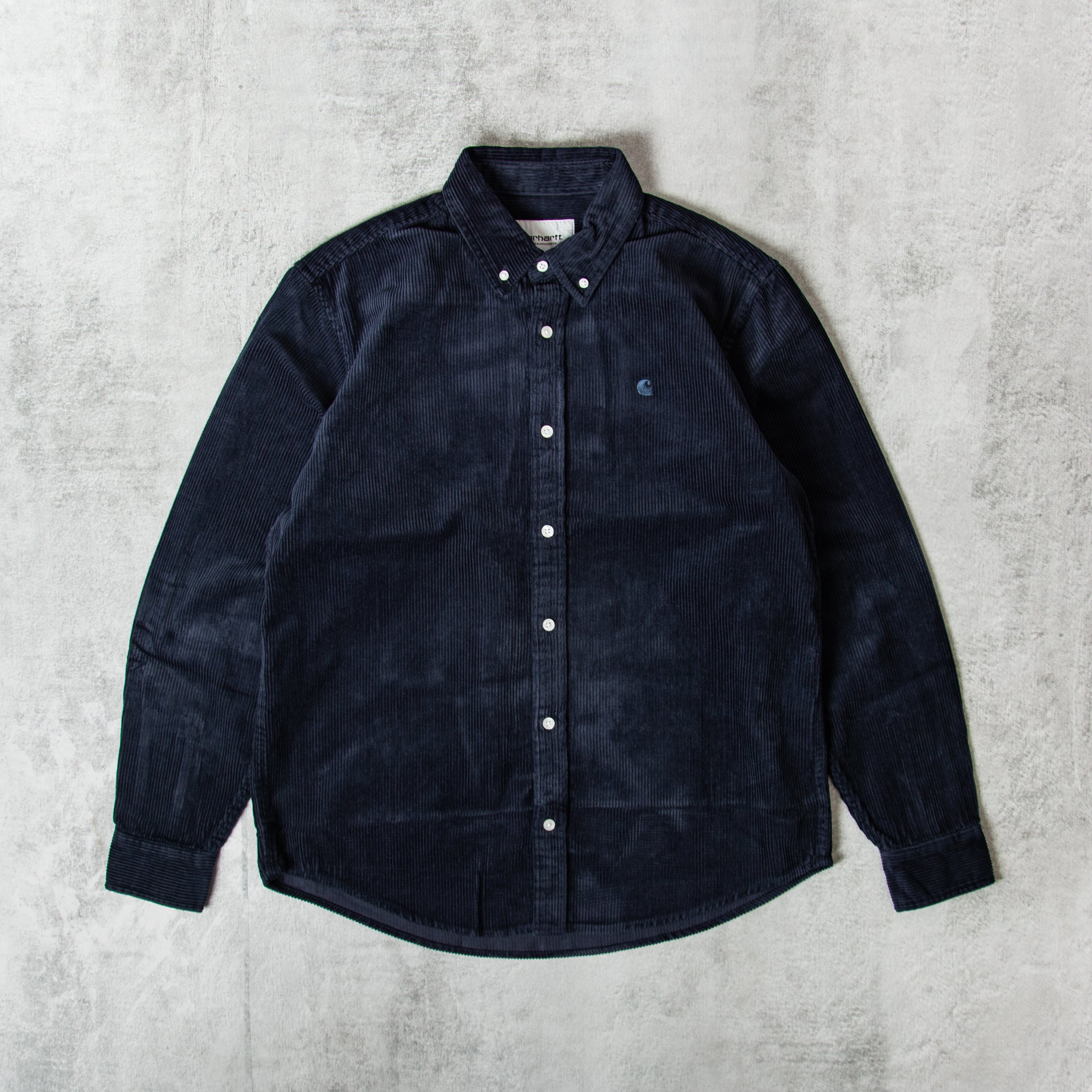 Carhartt Madison Cord L/S Shirt - Dark Navy@Union Clothing | Union
