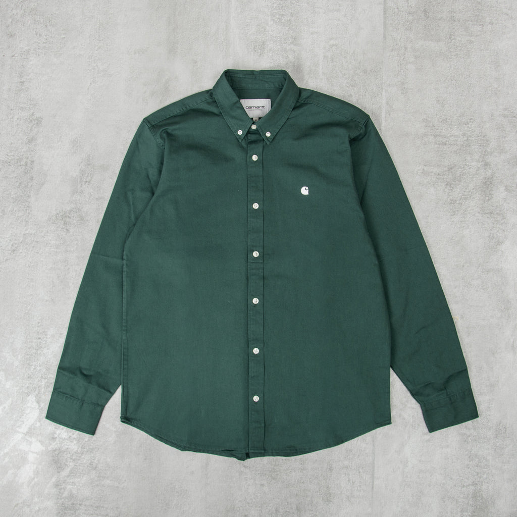 Madison L/S Shirt - Discovery Green / Wax 1