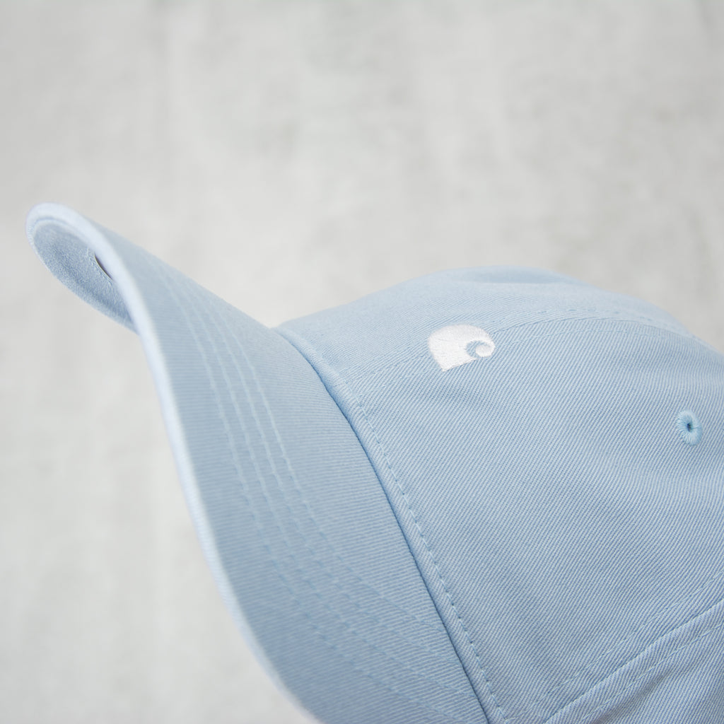 Carhartt WIP Madison Logo Cap - Frosted Blue 2