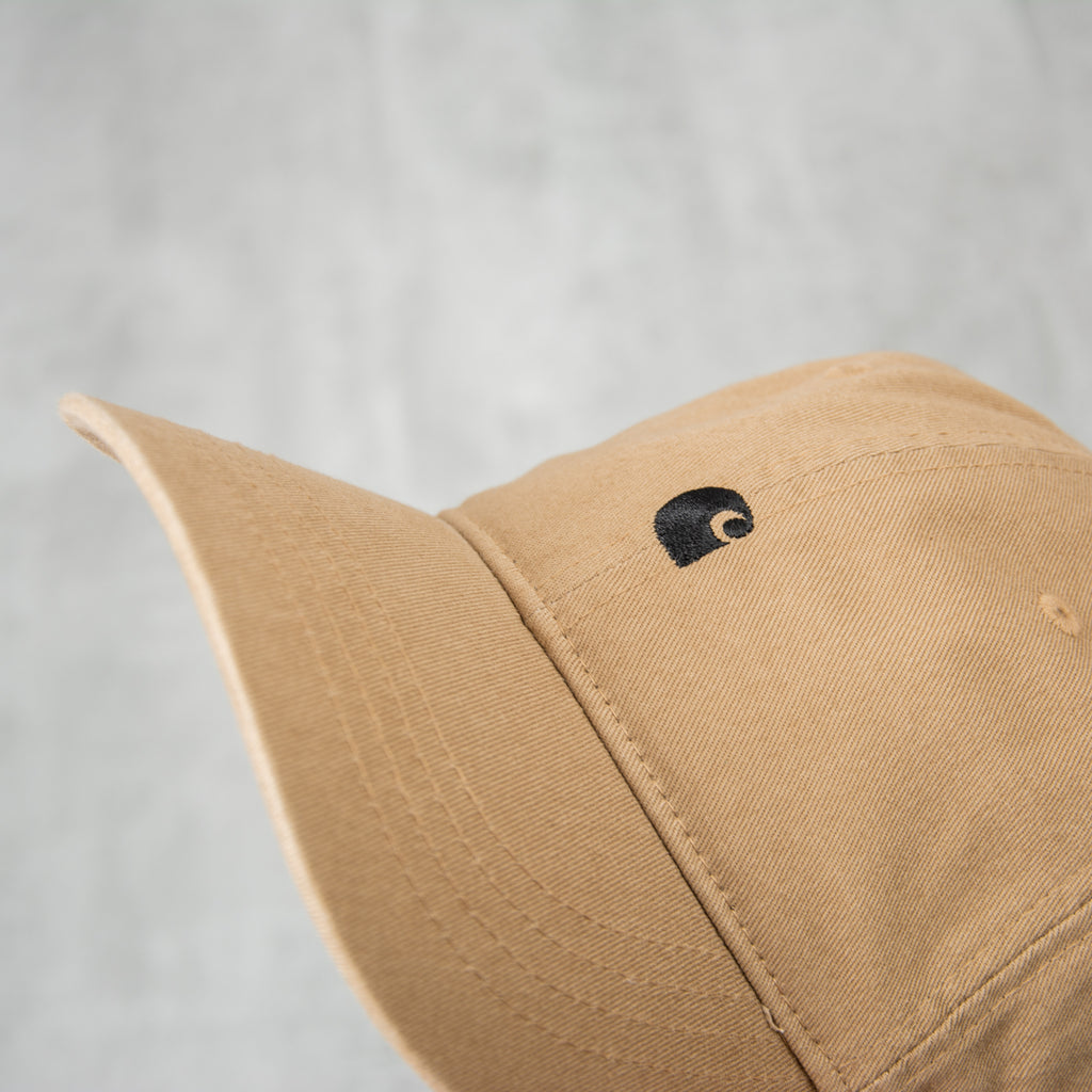 Carhartt WIP Madison Logo Cap - Leather / Black 2