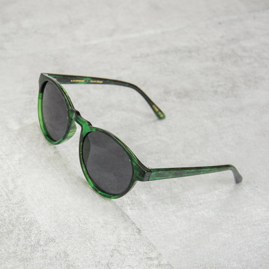 A Kjaerbede Marvin KL1708-15 Sunglasses - Green Marble Transparent 1