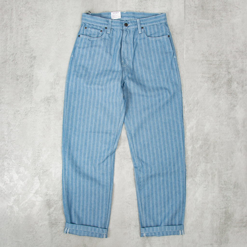 Carhartt WIP Menard Pant Herringbone Denim - Blue Rinsed 3