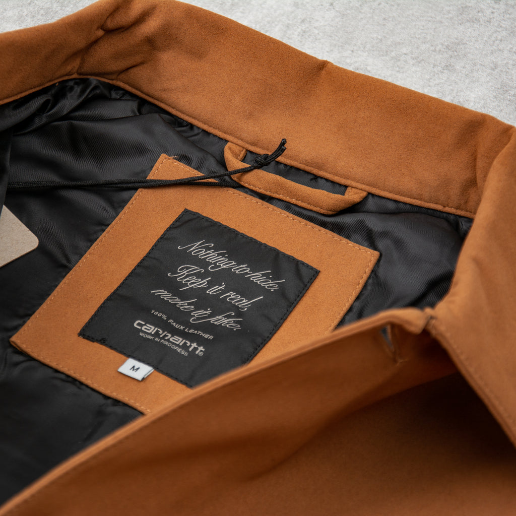 Carhartt WIP Michigan Artificial Suede / Leather - Hamilton Brown 4