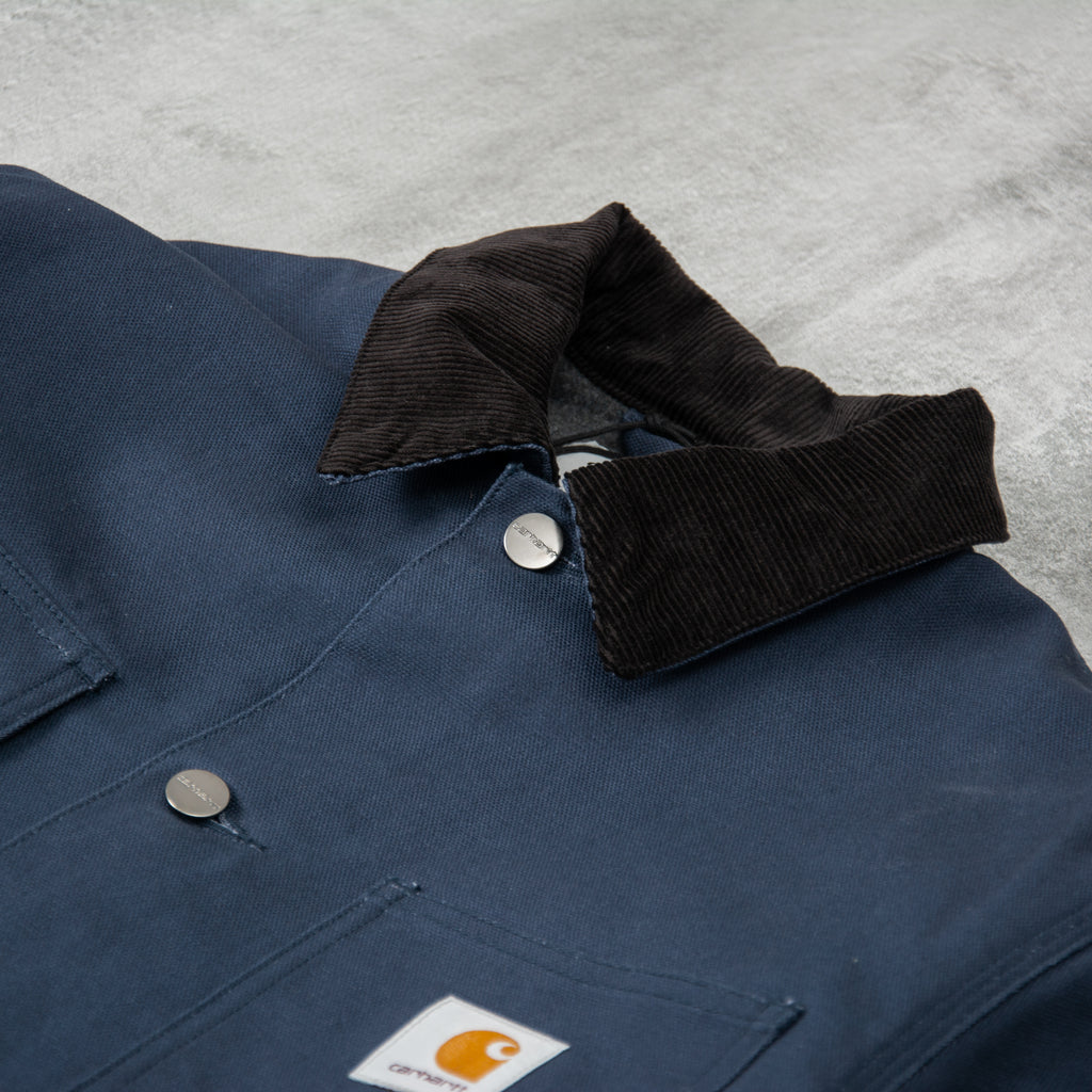 Carhartt WIP Michigan Lined Chore Coat AW - Blue 3