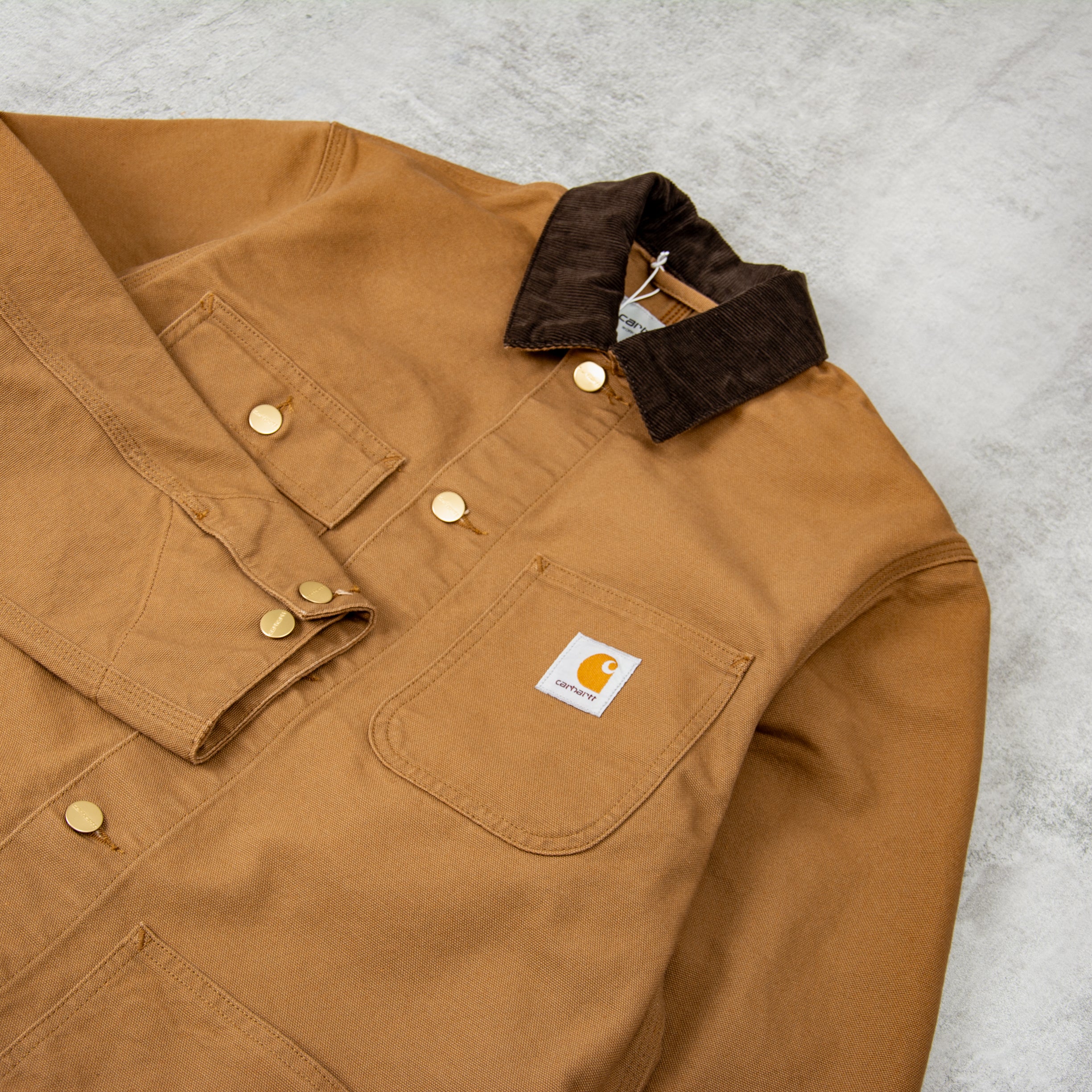 Carhartt WIP Michigan Rinsed Chore Coat -Hamilton Brown@Union