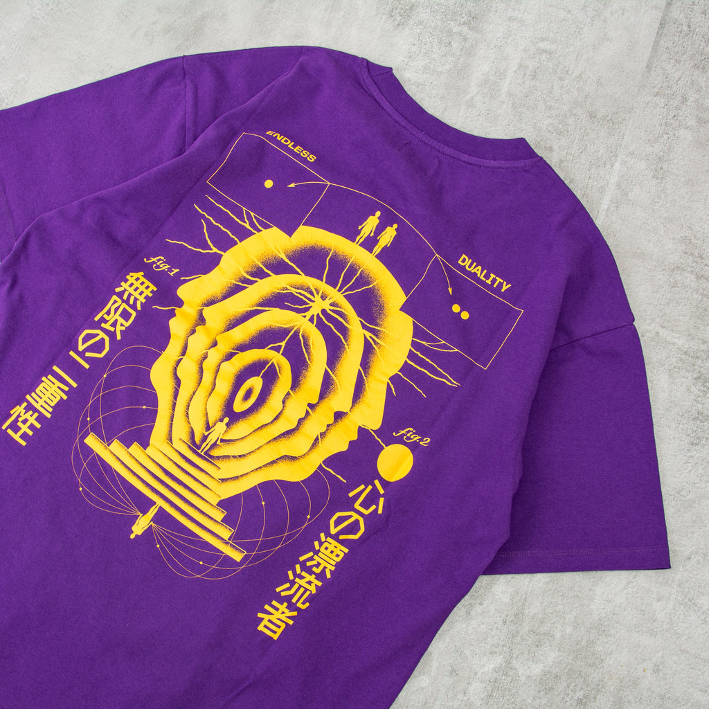 Edwin Mind Drifter S/S Tee - Parachute Purple 2