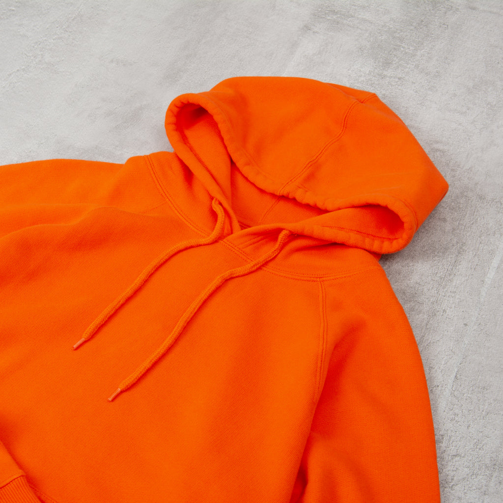 Edwin Mood Hoodie Heavy Felpa Hood - Tangerine Tango 2