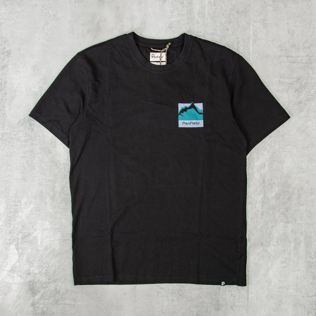Penfield Mountain Scene Back Graphic Tee - Black 1