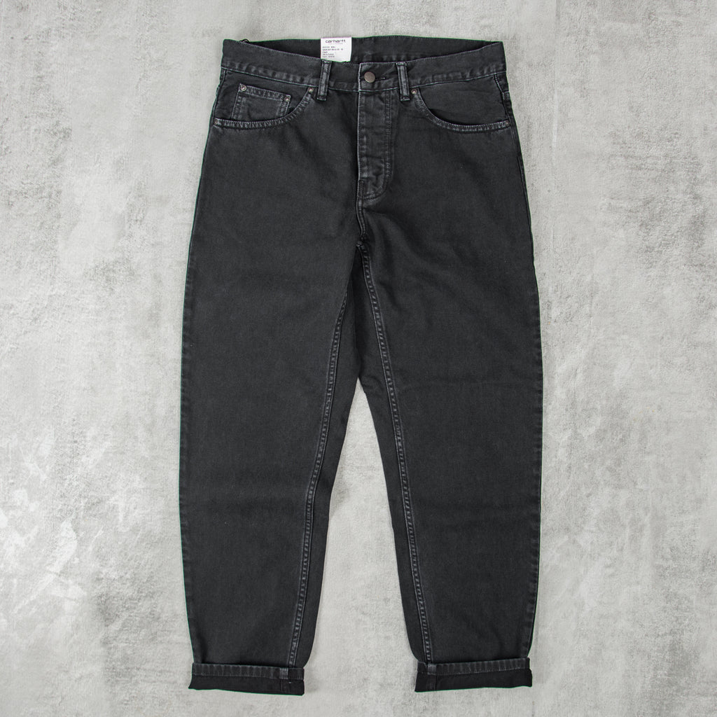 Carhartt WIP Newel Pant Jeans - Black Stone Dyed 3