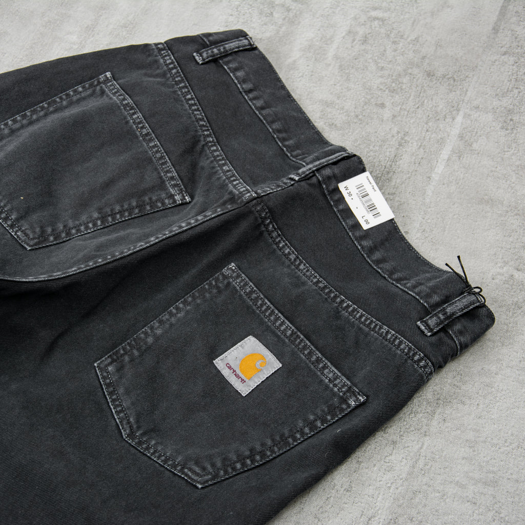 Carhartt WIP Newel Pant Jeans - Black Stone Dyed 2