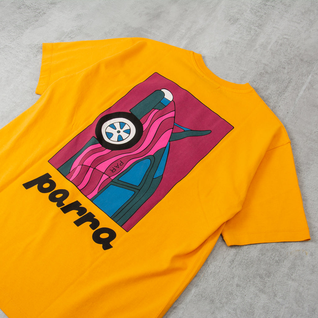 By Parra No Parking T Shirt - Burnt Yellow 2