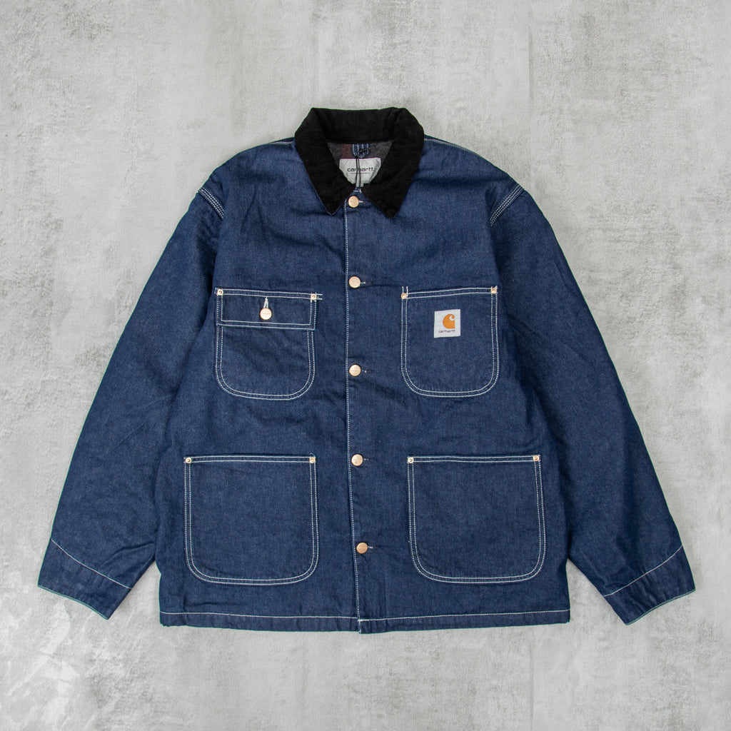 Carhartt WIP OG Chore Coat - Blue / Black One Wash 1