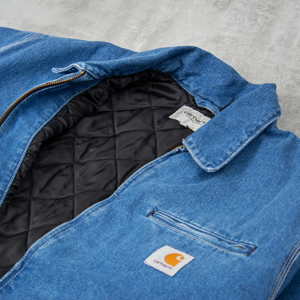 Carhartt WIP OG Detroit Jacket - Blue Stone Washed 3