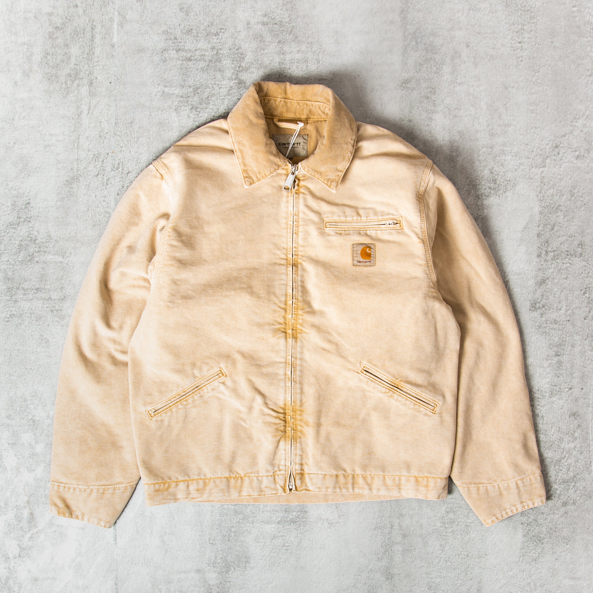 Carhartt WIP Detroit Jacket Chalk Wash - Dusty H Brown @Union
