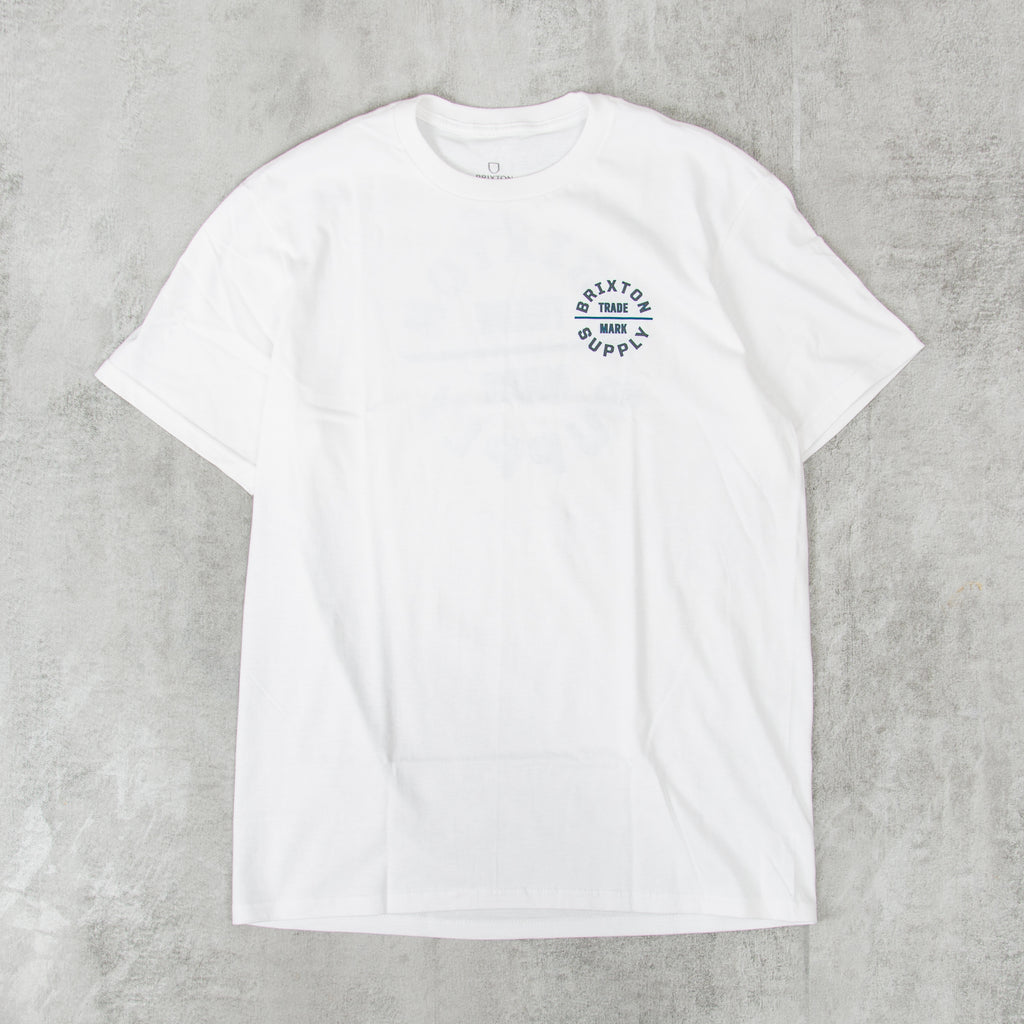 Brixton Oath S/S Standard Tee - White / Chinois Green 1