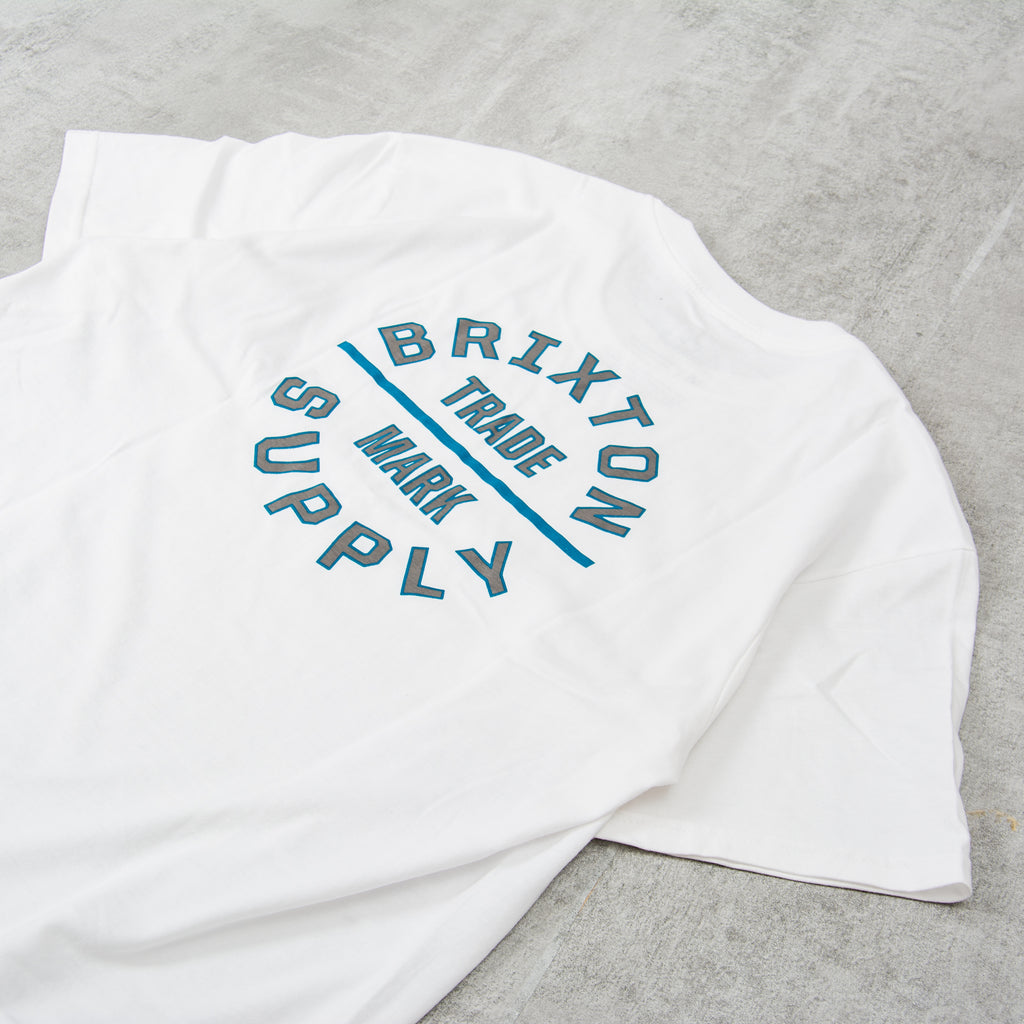 Brixton Oath S/S Standard Tee - White / Chinois Green 2