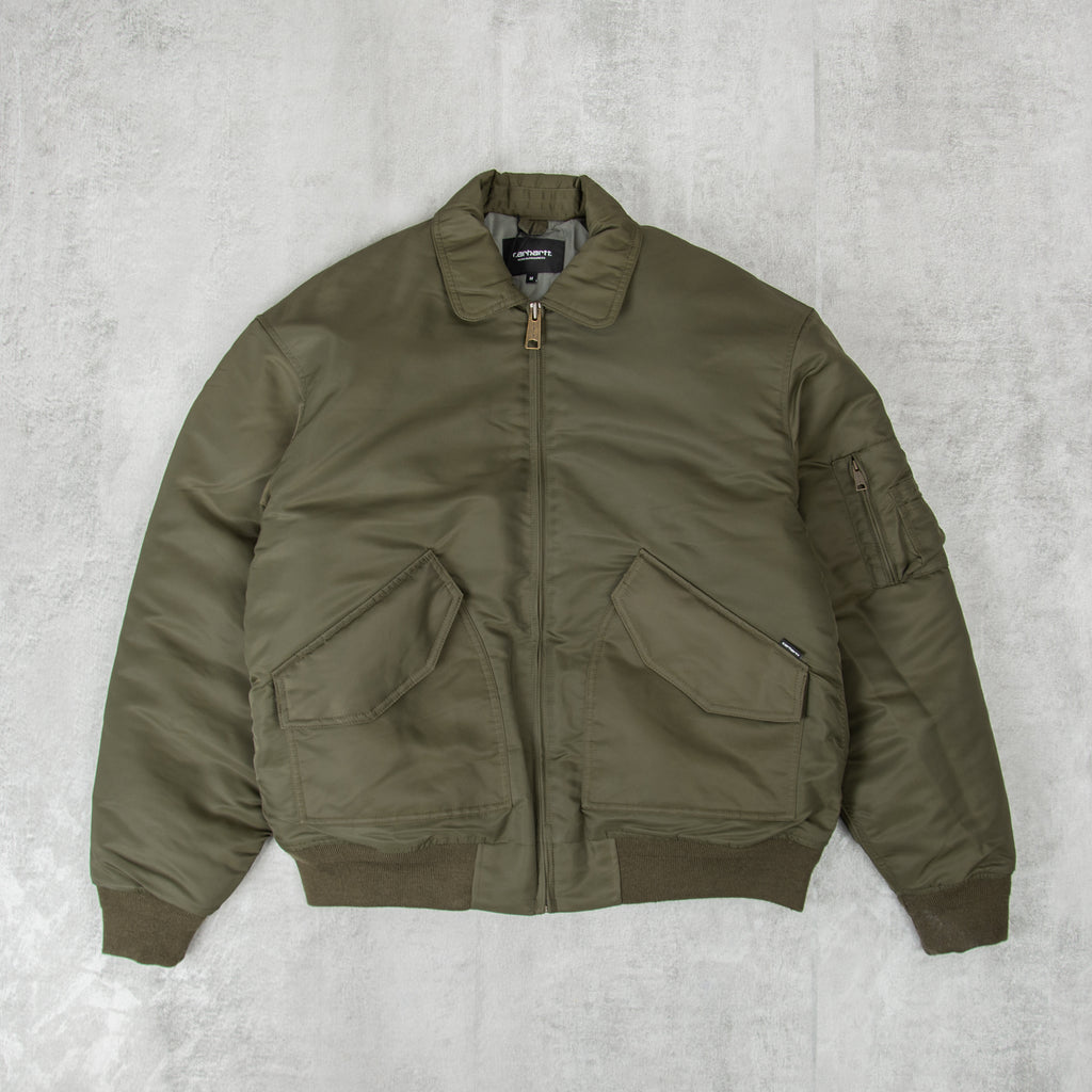 Carhartt WIP Olten Bomber - Plant / Smoke Green 1