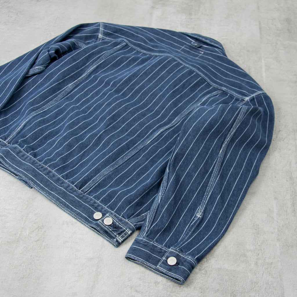 Carhartt WIP Orlean Jacket - Blue / White 4