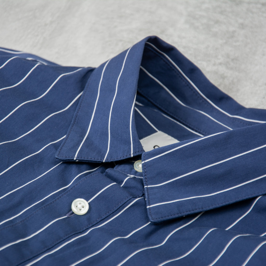Carhartt WIP Orlean L/S Shirt - Blue / White 3