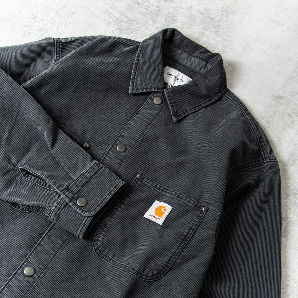 Buy the Carhartt WIP Parrish Shirt Jac - Obsidian @UnionClothing
