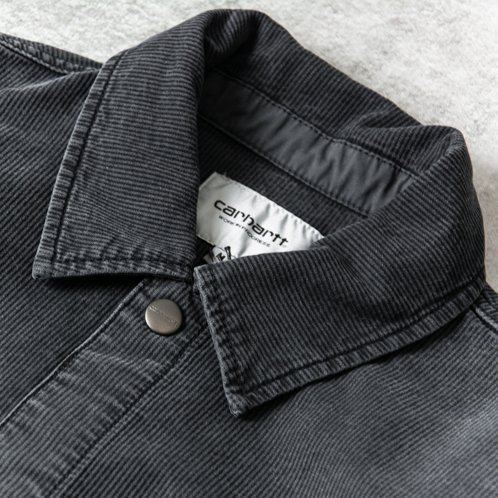 Buy the Carhartt WIP Parrish Shirt Jac - Obsidian @UnionClothing