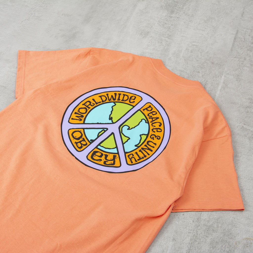 Obey Peace And Unit Tee - Citrus 2