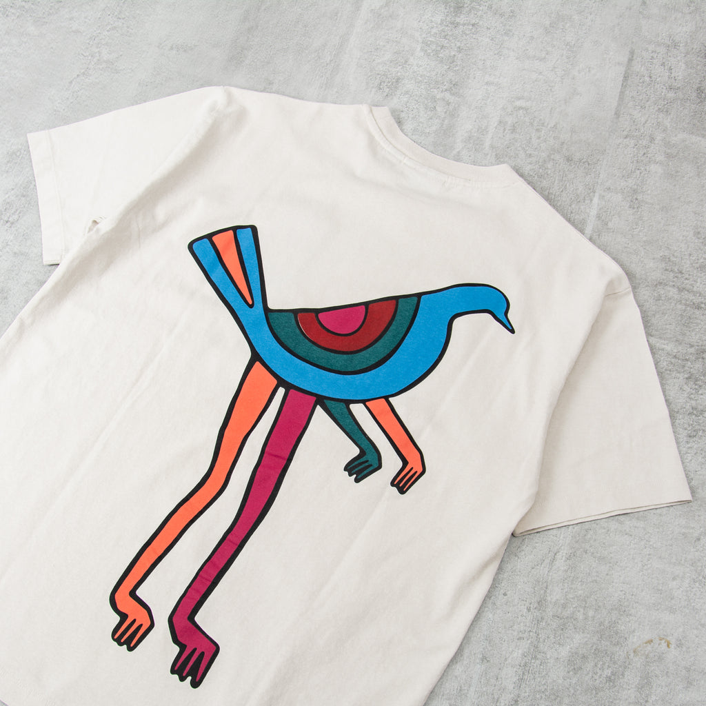 By Parra Pigeon Legs Tee - Light Grey 3