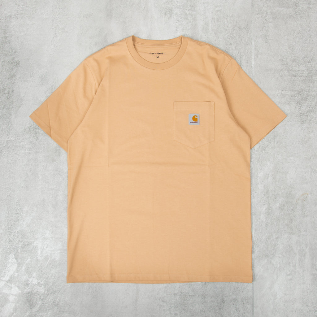 Carhartt WIP Pocket S/S Tee - Dusty H Brown 1