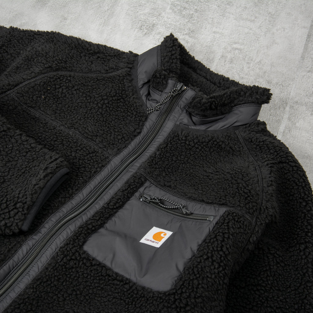 Carhartt WIP Prentis Fleece Liner Jacket - Black / Black 2