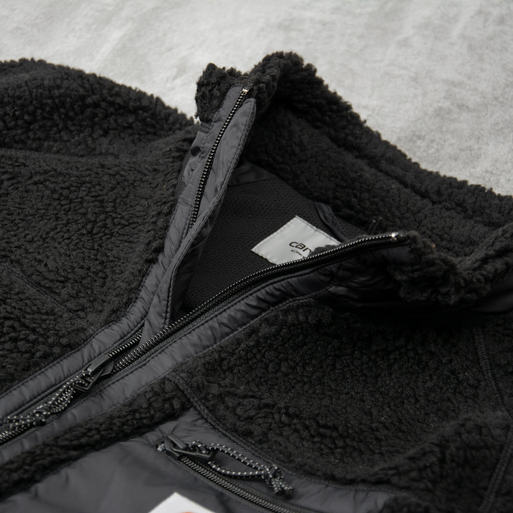Carhartt WIP Prentis Fleece Liner Jacket - Black / Black 3