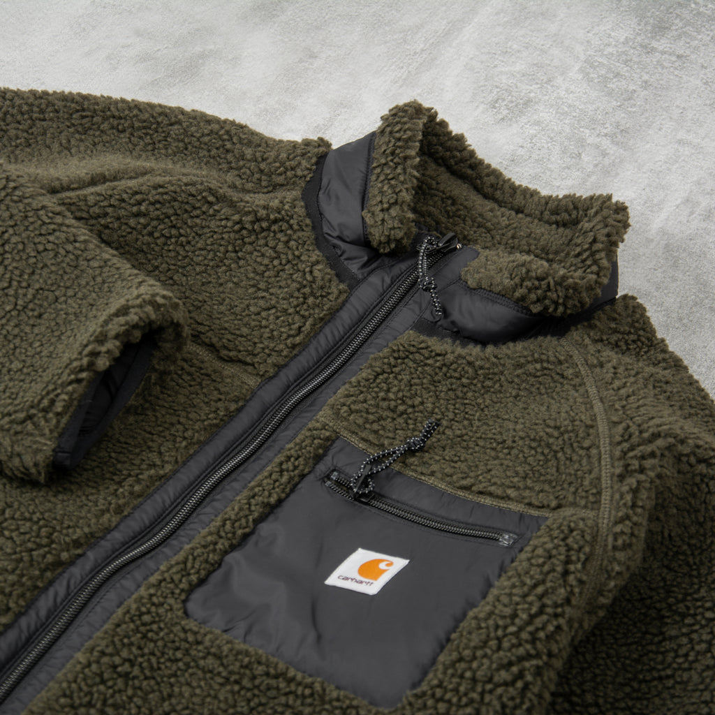 Carhartt WIP Prentis Fleece Liner Jacket - Cypress / Black 2