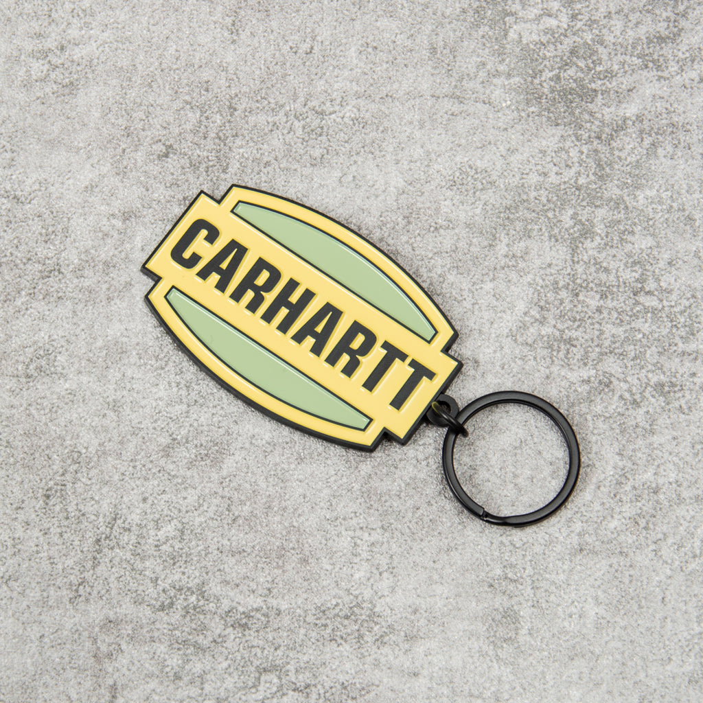 Carhartt WIP Press Script Key Chain - Artic Lime 1