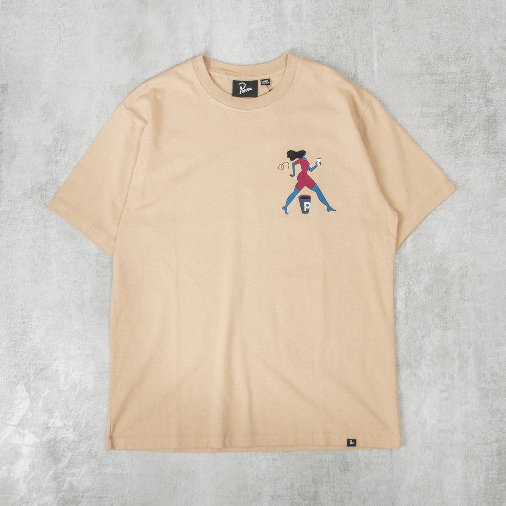 By Parra Questioning Tee - Beige 1