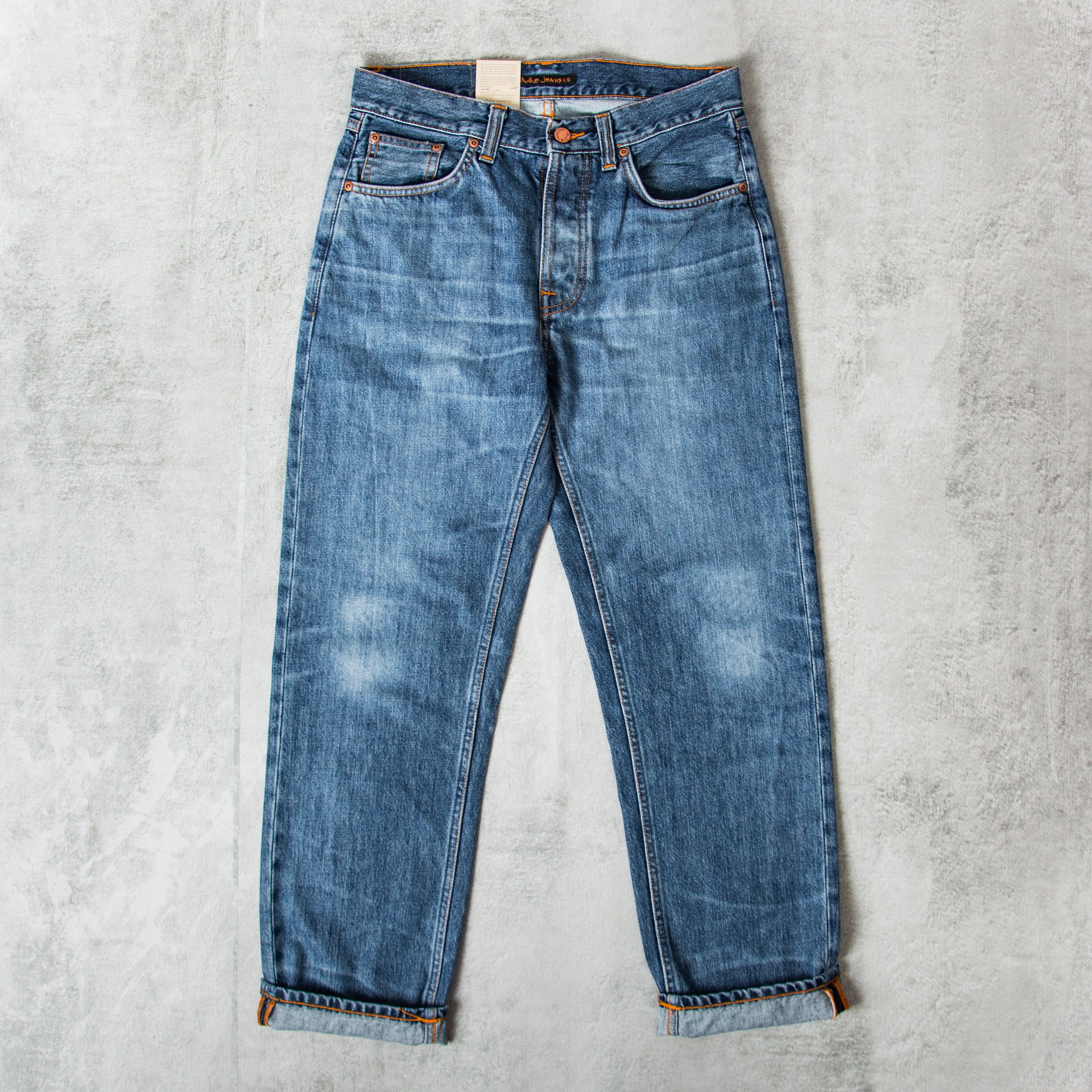 Buy the Nudie Rad Rufus Jeans Raw Tracks@Union Clothing Union - Main Image