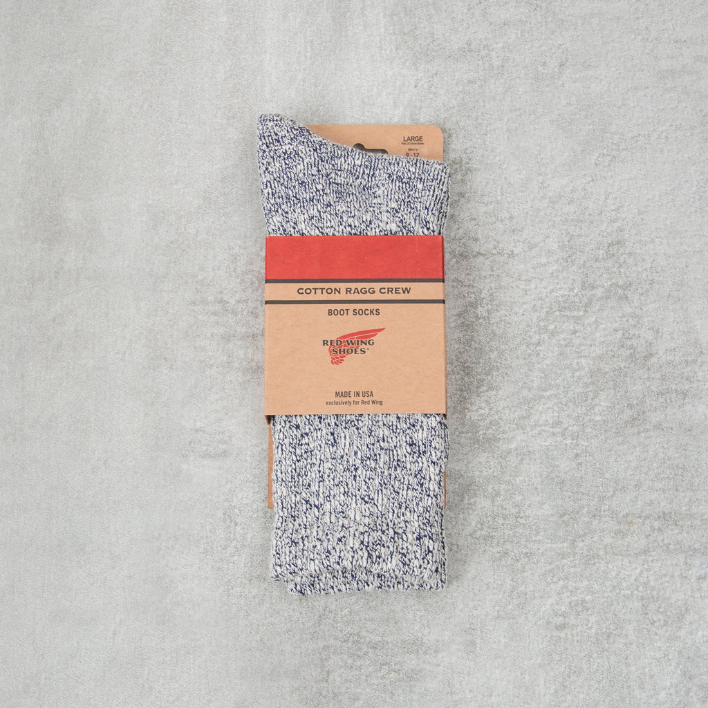 Red Wing Ragg Sock -  Blue / White 1