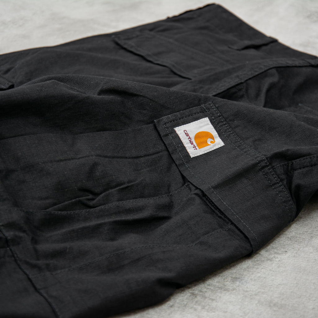 Carhartt WIP Regular Cargo Pant - Black Rinsed 2