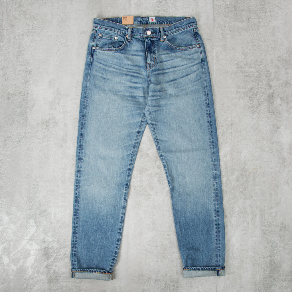 Edwin Regular Tapered Jeans Kaihara Stretch - Pure Indigo Light Used 01T6 3