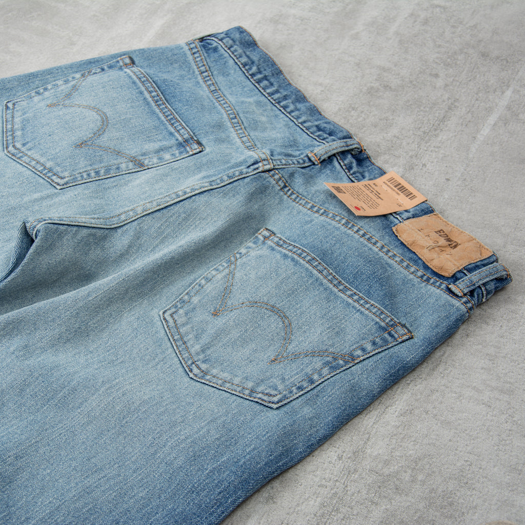 Edwin Regular Tapered Jeans Kaihara Stretch - Pure Indigo Light Used 01T6 5