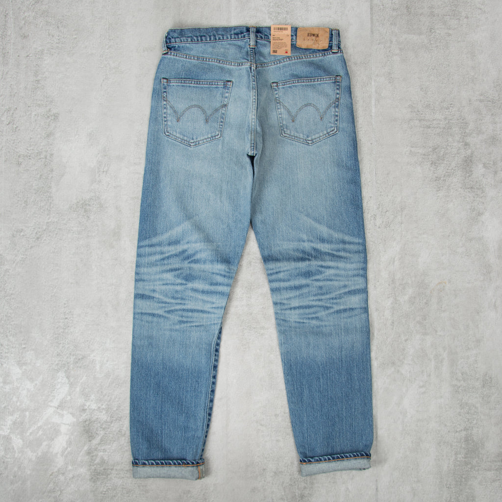 Edwin Regular Tapered Jeans Kaihara Stretch - Pure Indigo Light Used 01T6 1