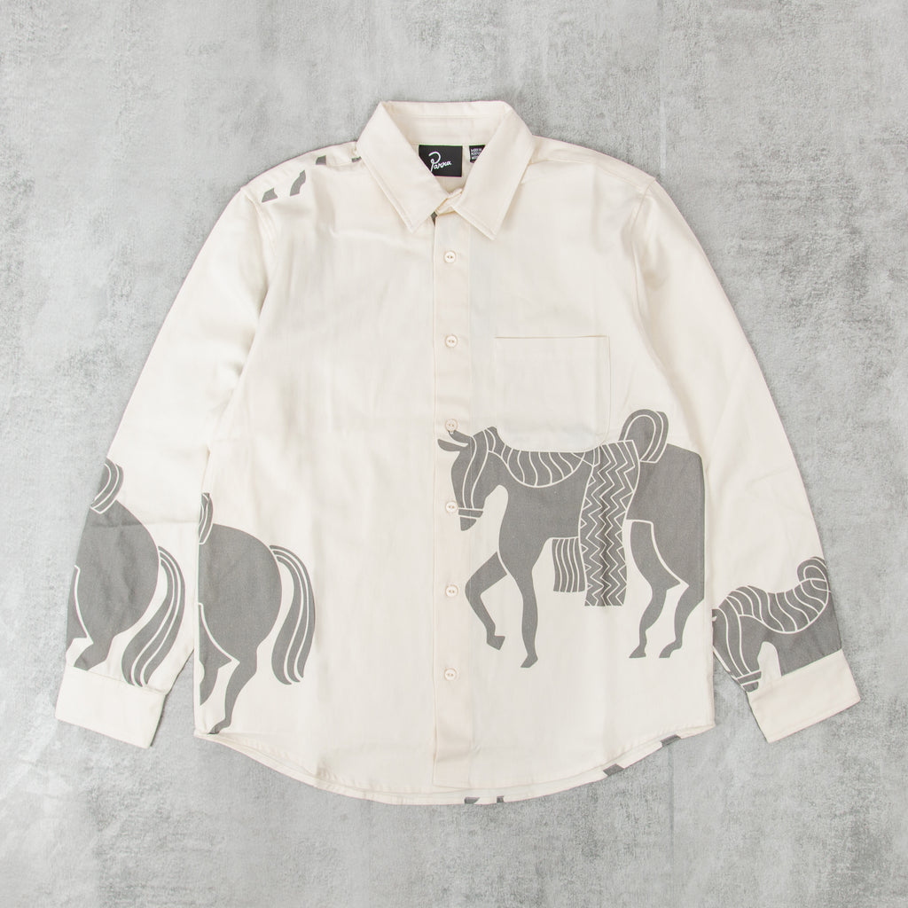 By Parra Repeated Horse Shirt - Off White 1