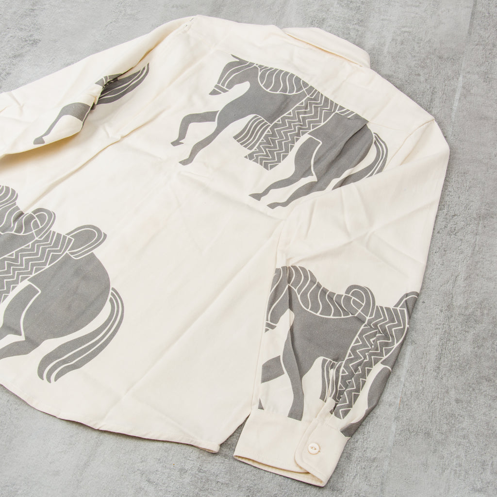 By Parra Repeated Horse Shirt - Off White 3