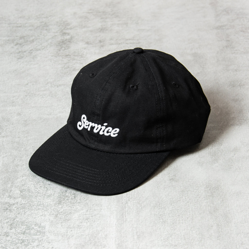 By the Service Works Ripstop Service Cap - Black | Union Clothing