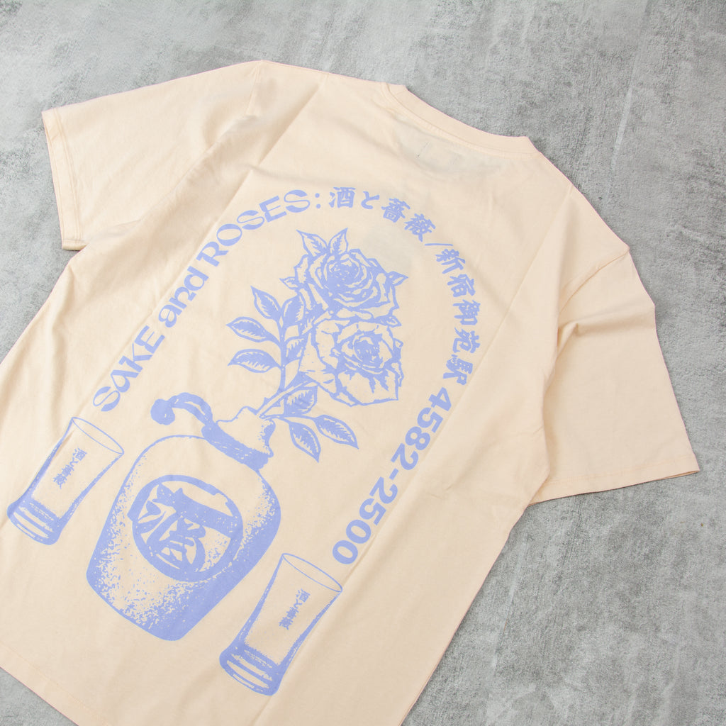 Edwin Sake and Roses S/S Tee - Whitecap Grey 2